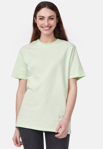 T-Shirt smiler. en vert : devant