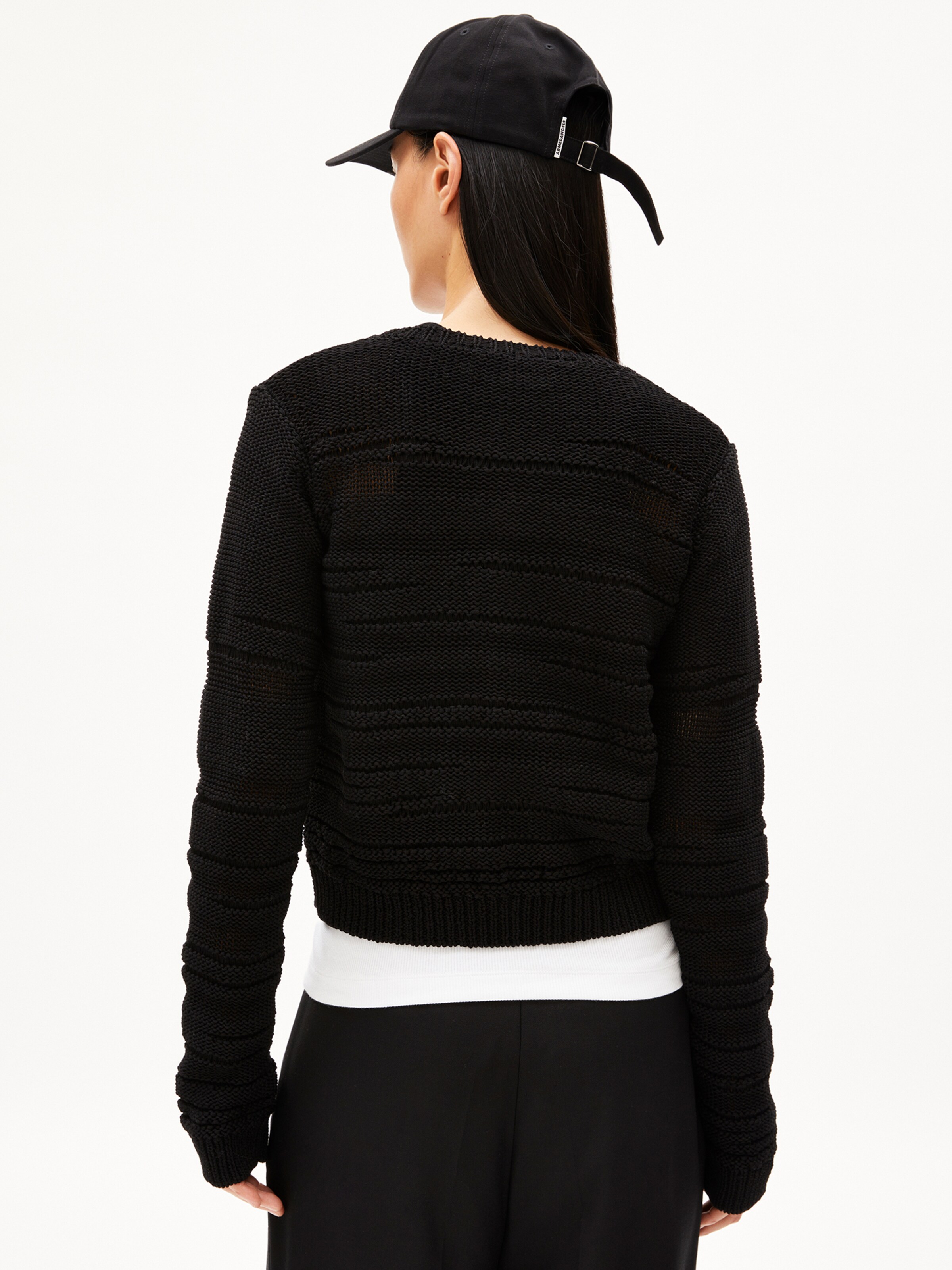 ARMEDANGELS Strickjacke in Schwarz