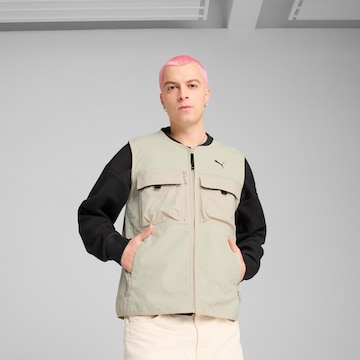 PUMA Sportbodywarmer 'Pumatech' in Beige: voorkant