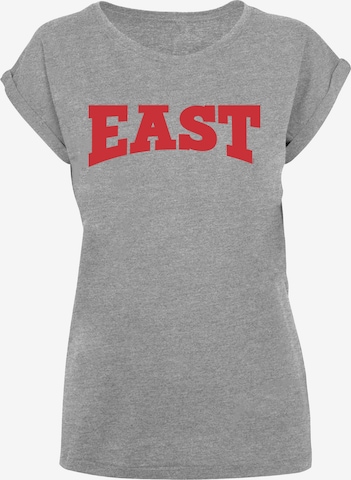 T-shirt 'Disney High School Musical The Musical East High' F4NT4STIC en gris : devant