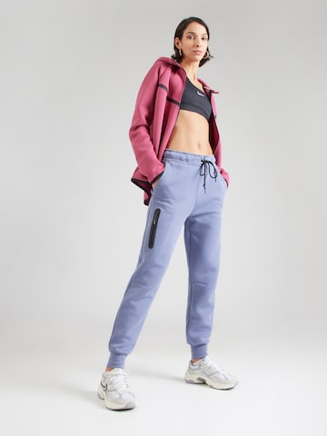 Nike Sportswear Tapered Nadrág 'TCH FLC' - kék