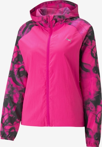 PUMA Sportjacke in Pink: predná strana