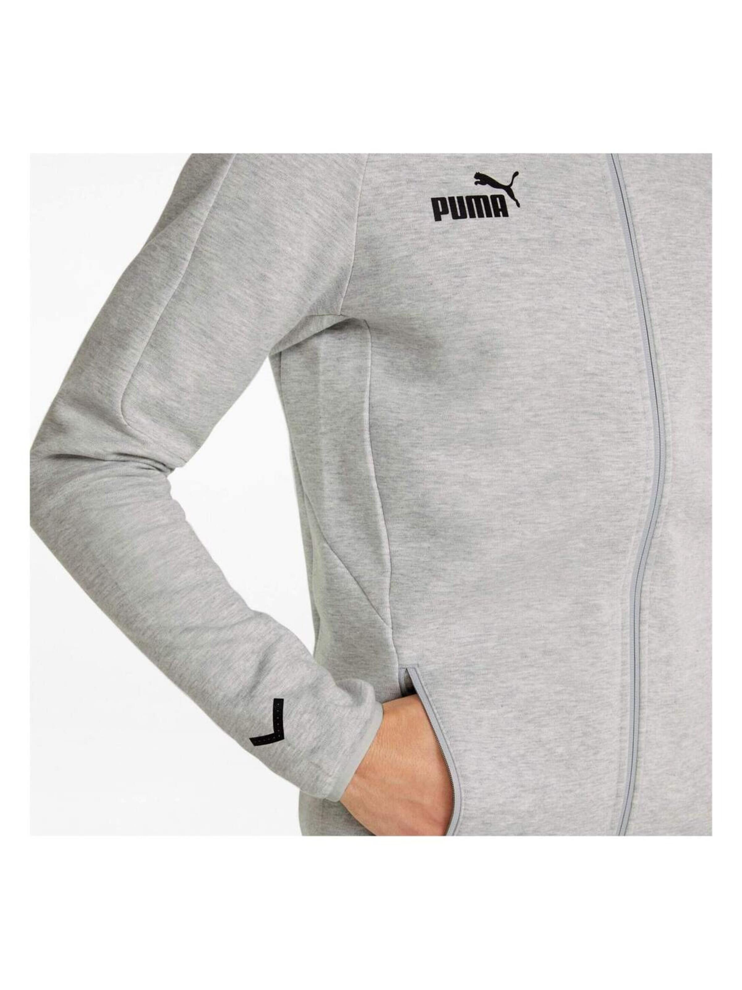 PUMA Sweatjacke 'Teamfinal Casuals'‌‌‌‌‌‌ in Grau