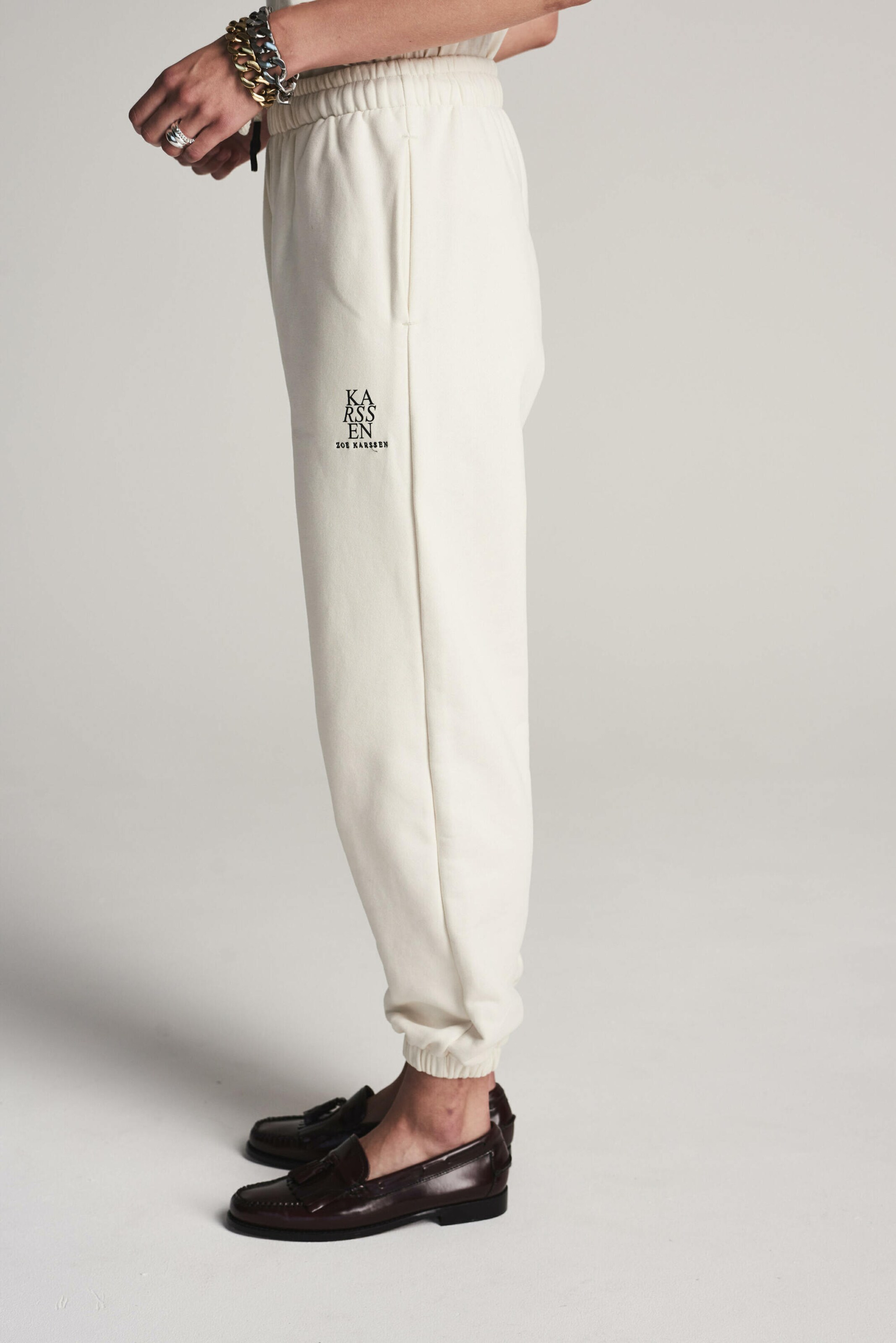 Frauen Hosen ZOE KARSSEN Sporthose in Offwhite - FR26973 Frauen Hosen ZOE KARSSEN Sporthose in Offwhite - FR26973