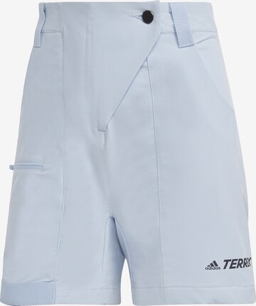 Regular Pantalon de sport 'Zupahike' ADIDAS TERREX en bleu : devant