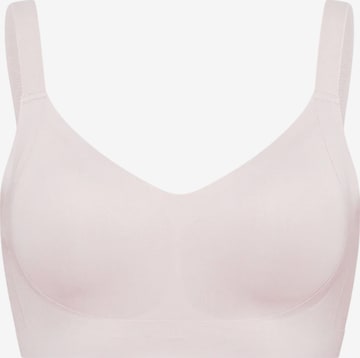 Soutien-gorge cfab by creamy fabrics en rose : devant