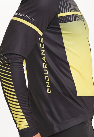 ENDURANCE Athletic Zip-Up Hoodie in Yellow