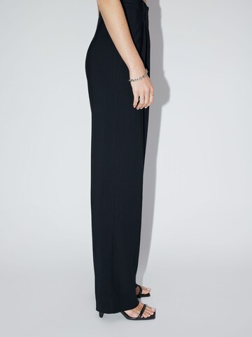 LeGer by Lena Gercke Wide leg Pleat-Front Pants 'Draco' in Black: side