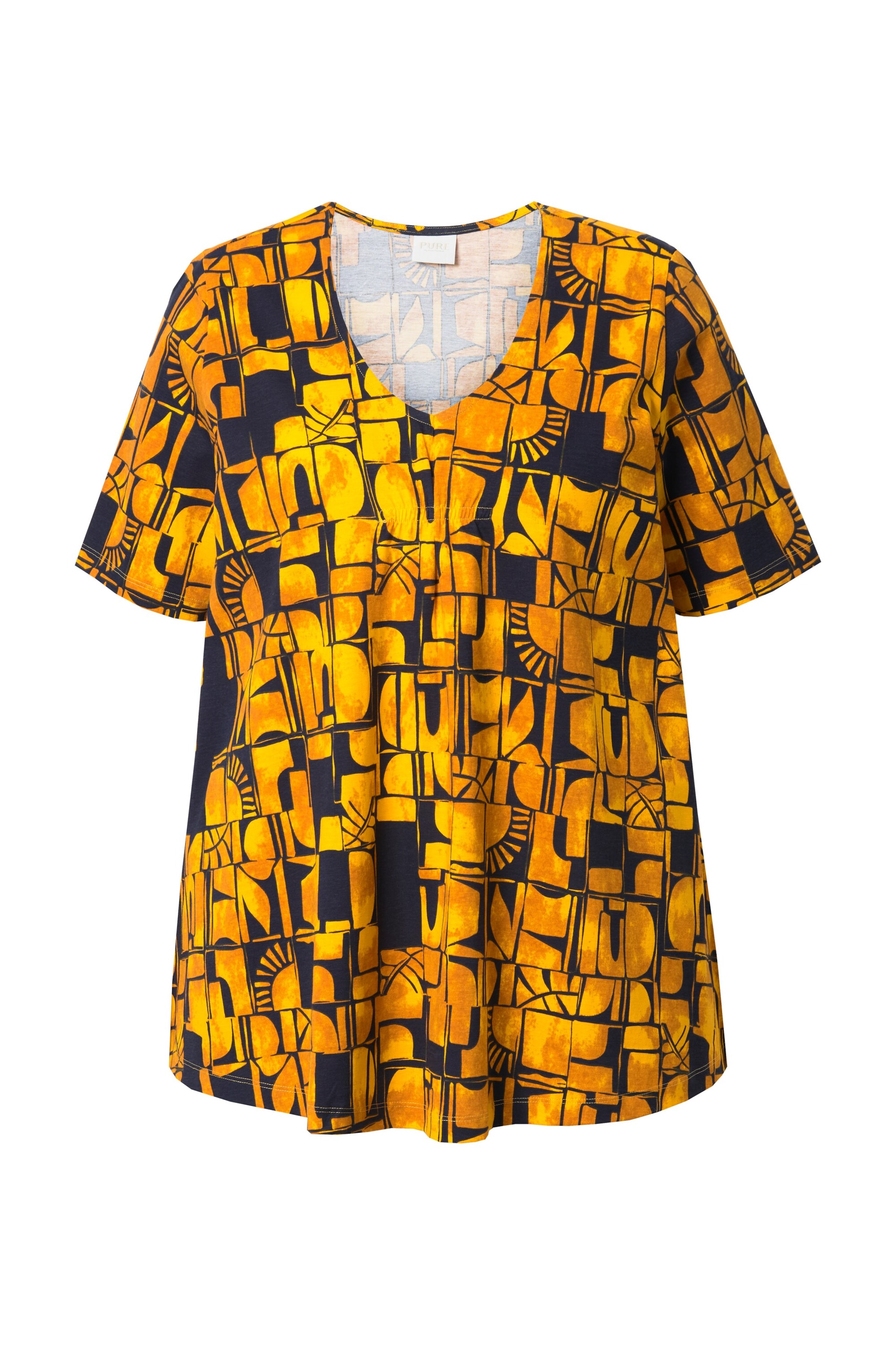 Ulla Popken Shirt in Yellow: front