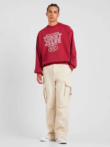Tommy Jeans Sweatshirt in Red