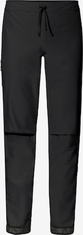 VAUDE Regular Outdoor Pants 'Comyou' in Black: front