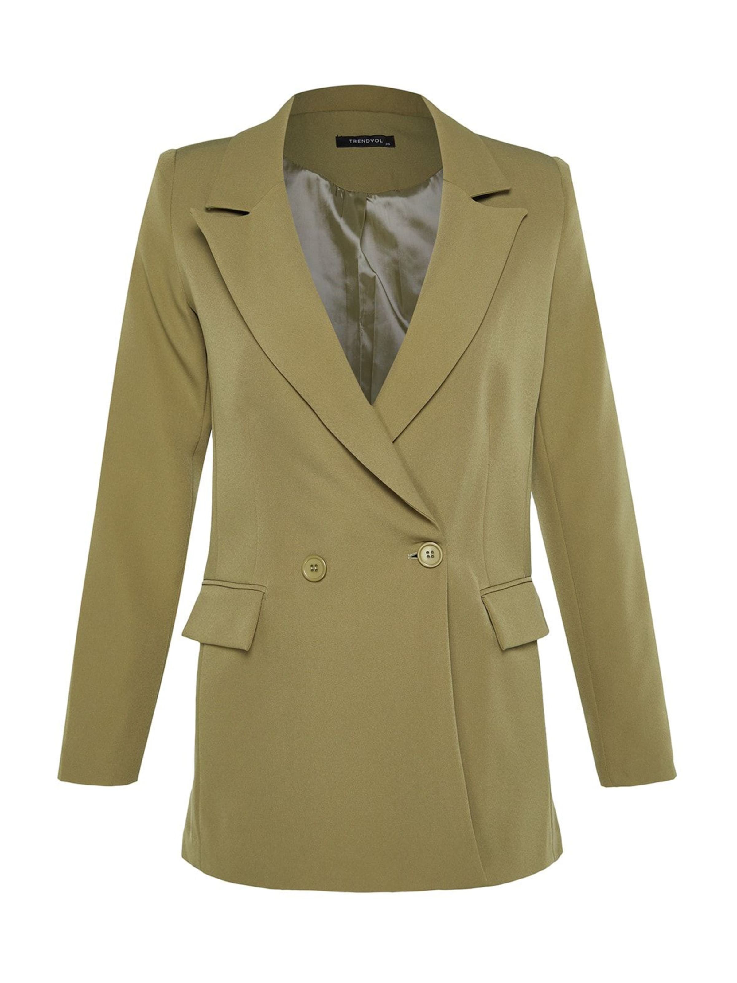 Blazer di Trendyol in verde: frontale