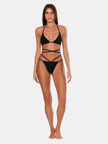 OW Collection Triangel Bikinitop in Zwart