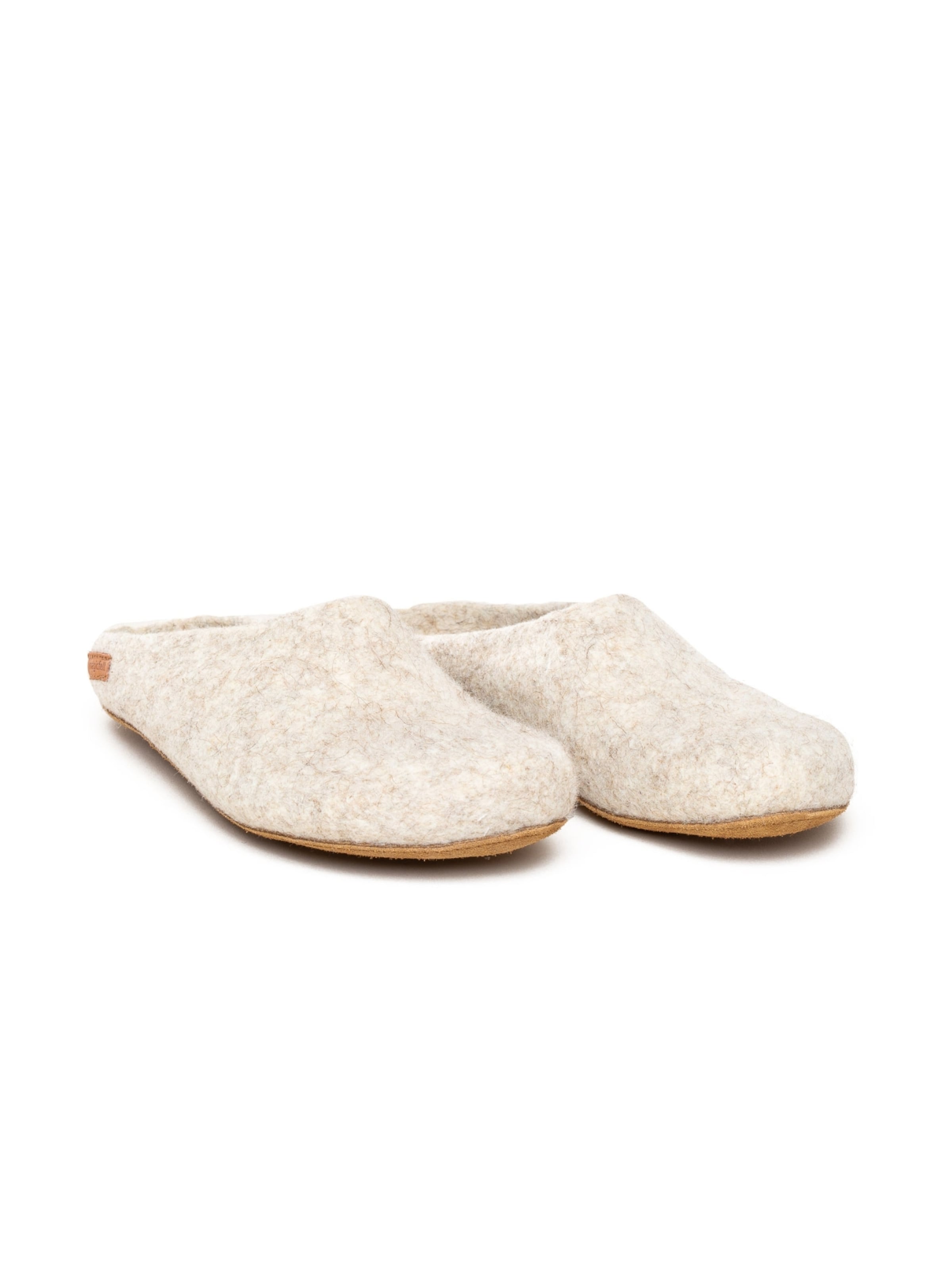 MagicFelt Slippers 'Filzpantoffel Magicfelt 713' in Beige