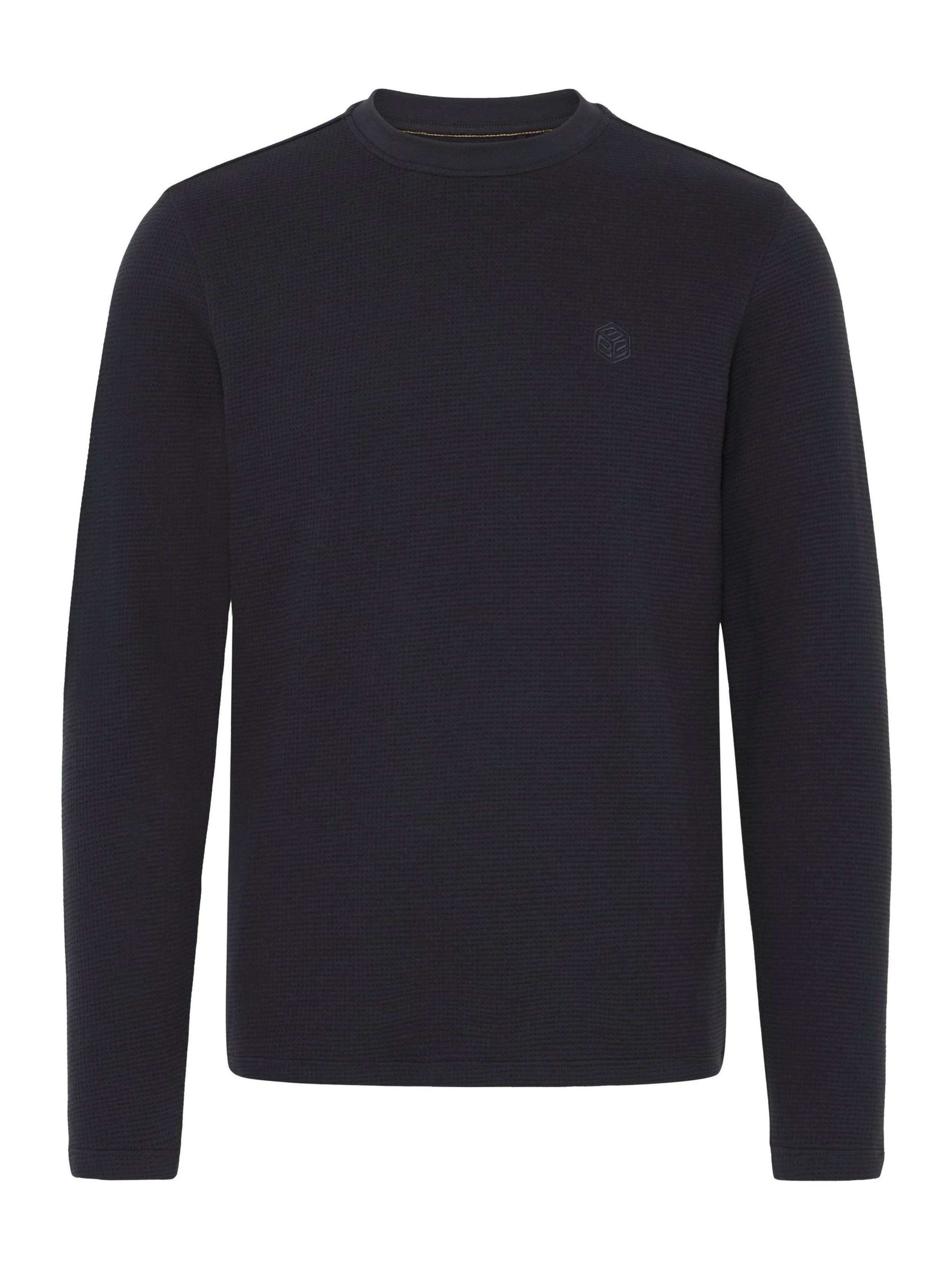 Felpa ' BHMForta ' di BLEND in nero: frontale