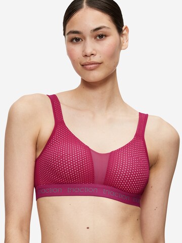 Triumph Triaction Bralette Bra 'Energy Lite' in Red: front