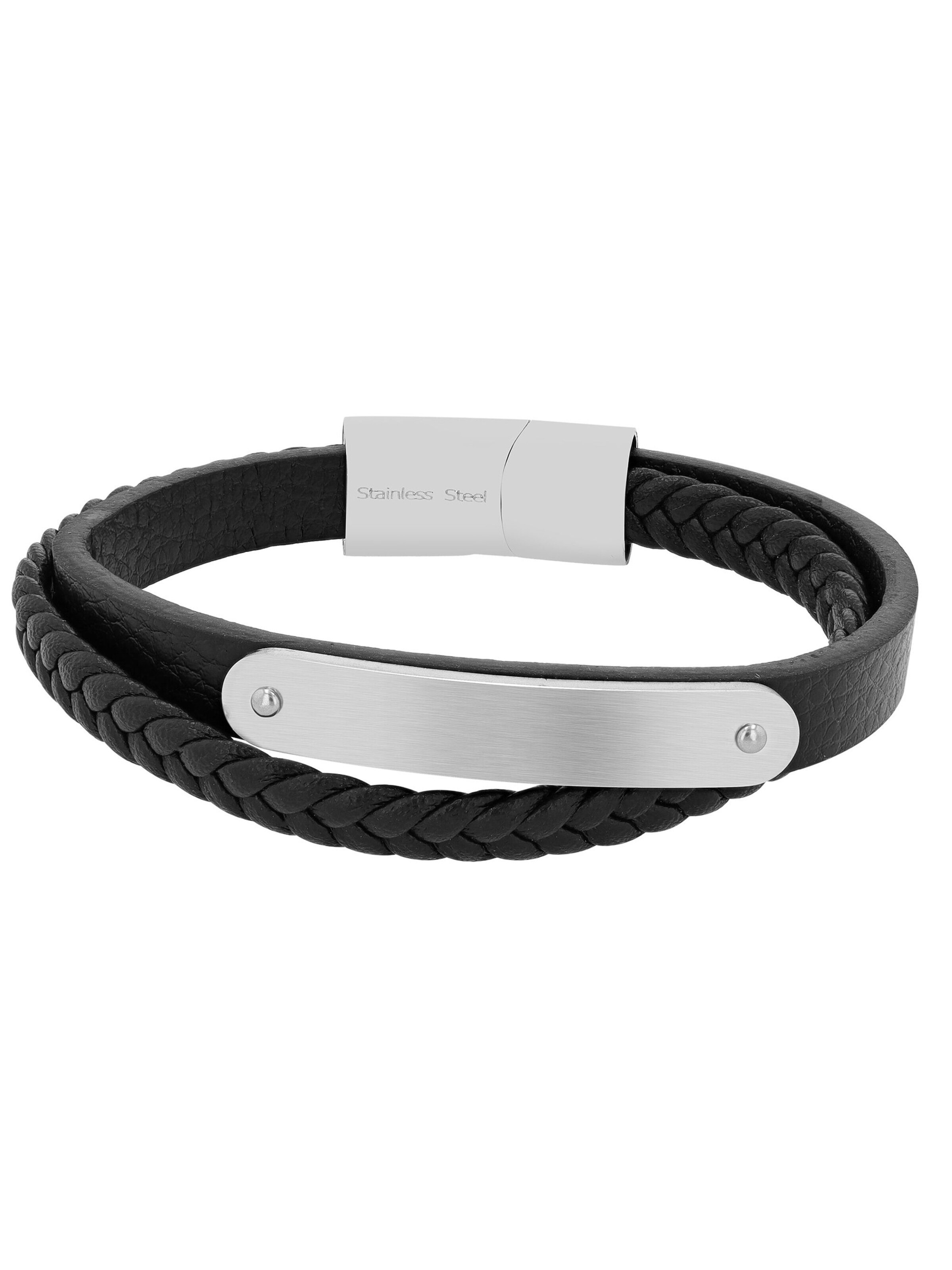 Akzent Bracelet 'Bruno' in Black: front