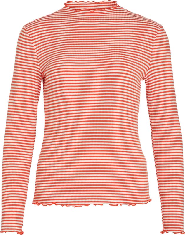 VILA Shirt in Orangerot
