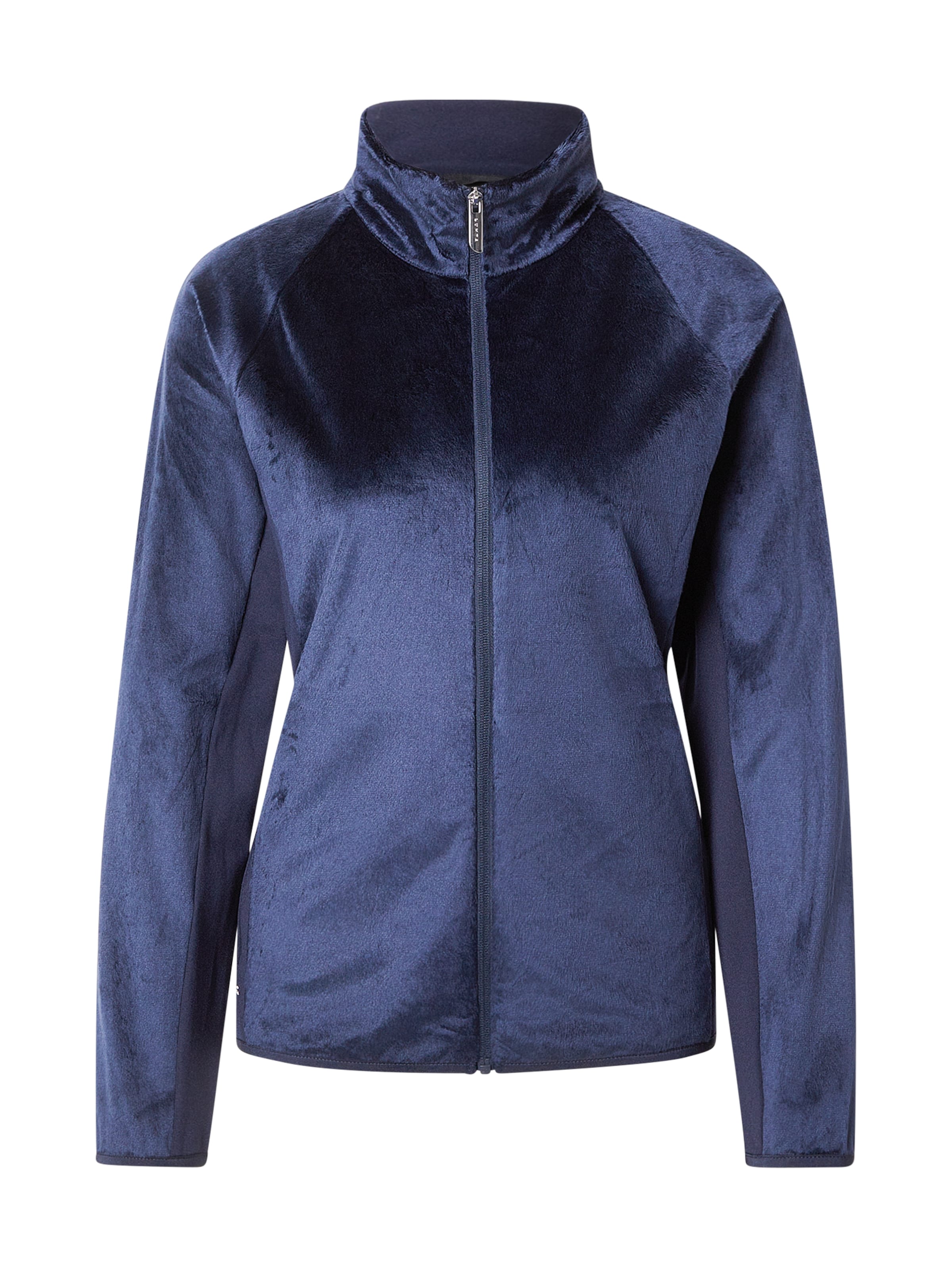 LUHTA Athletic fleece jacket 'FOUGDILA' in Blue: front