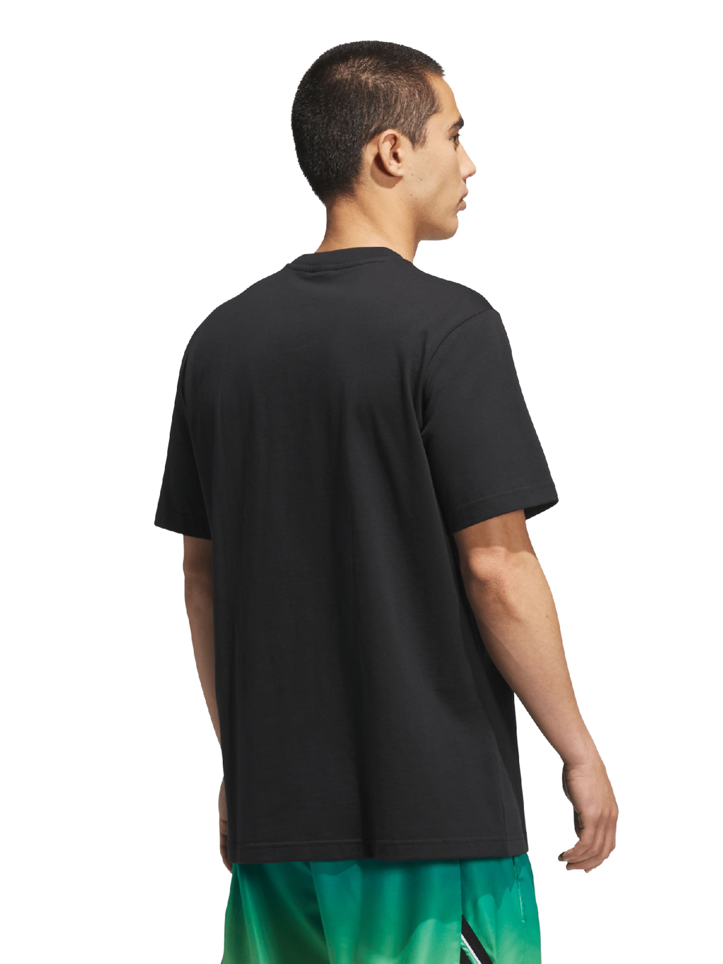 ADIDAS SPORTSWEAR Funktionsskjorte i sort: tilbage