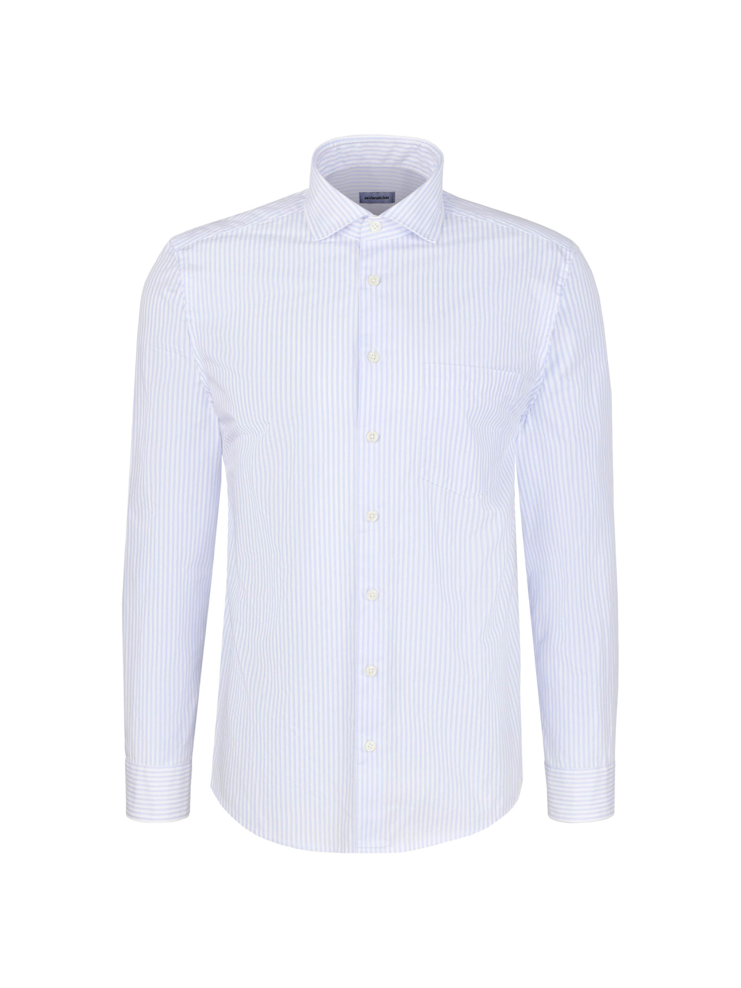 Coupe regular Chemise 'Casual Business' SEIDENSTICKER en bleu : devant