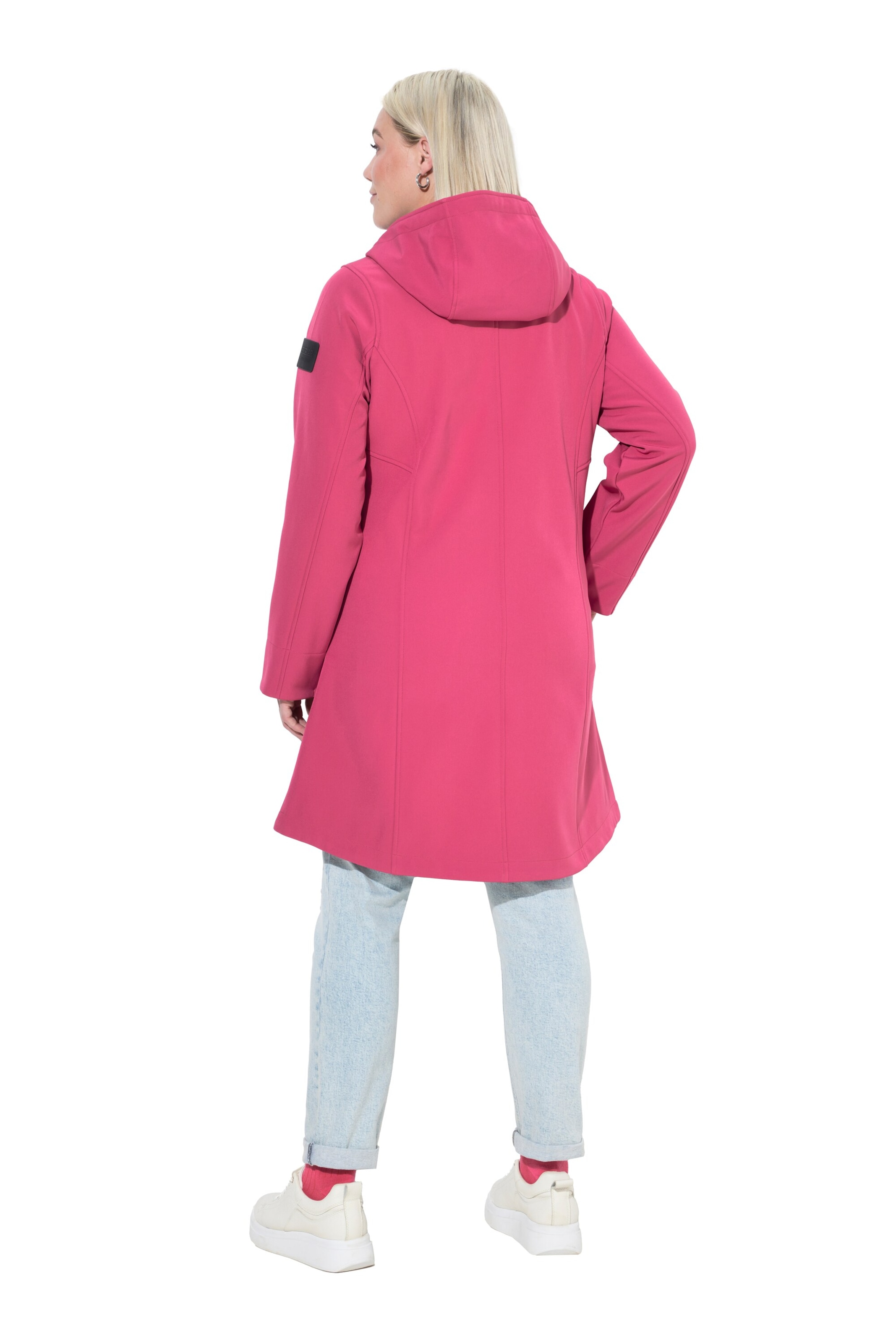 Ulla Popken Funktionsmantel in Pink