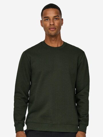 Only & Sons Sweatshirt 'Connor' in Green