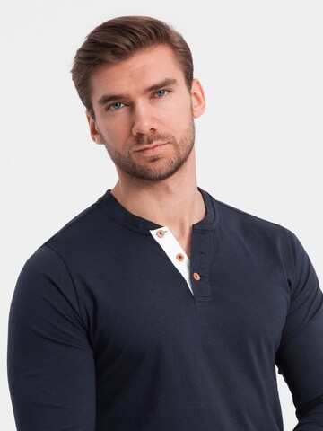 Ombre Shirt 'OM-LSCL-0107' in Blue