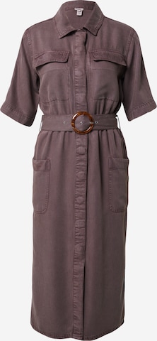 River Island Skjortklänning i brun: framsida