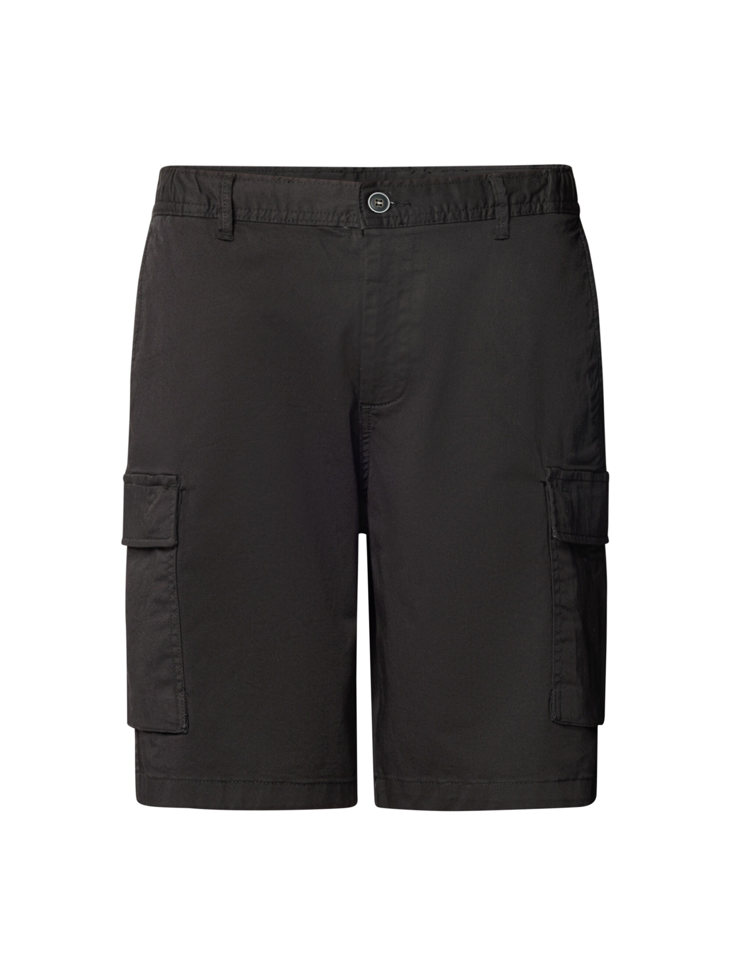 WOTEGA Regular Cargohose 'Atlas'‌‌ in Schwarz: Vorderseite