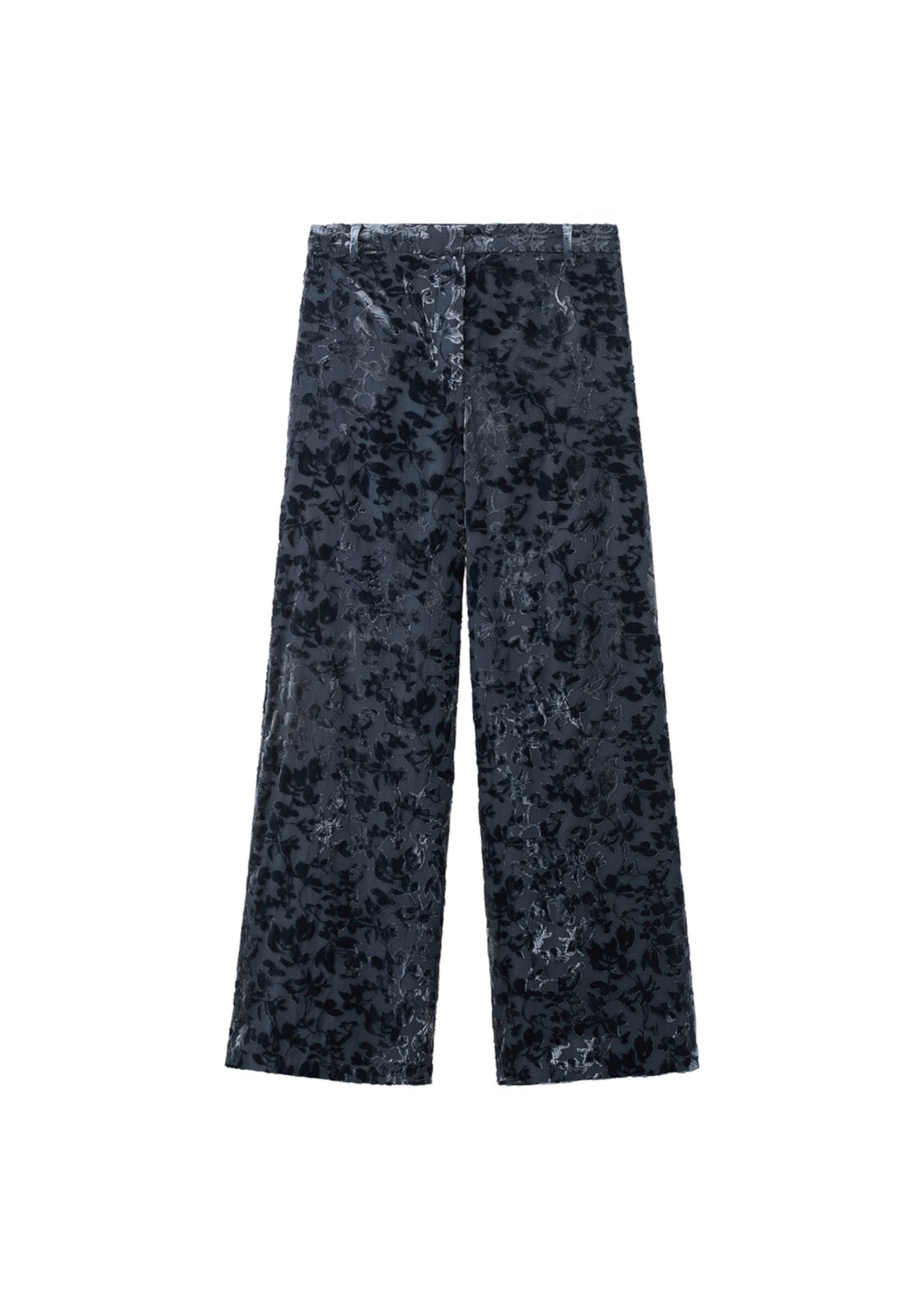 MANGO Wide leg Pants 'Salva-a' in Blue: front