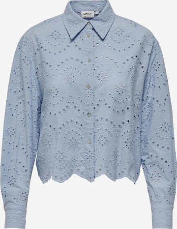 ONLY Blouse 'Valais' in Blue: front