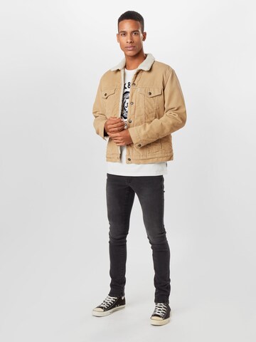 Urban Classics Skinny Jeans i svart