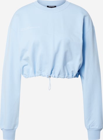 Bardot Sweatshirt 'THE DRAWSTRING' i blå: framsida