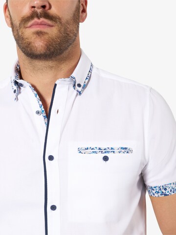 BABISTA Comfort fit Button Up Shirt 'Orvio' in Blue