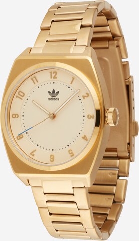 ADIDAS ORIGINALS Analog watch in Gold: front