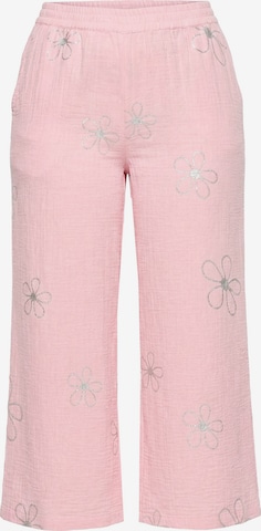 MIAMODA Wide Leg Hose in Pink: Vorderseite
