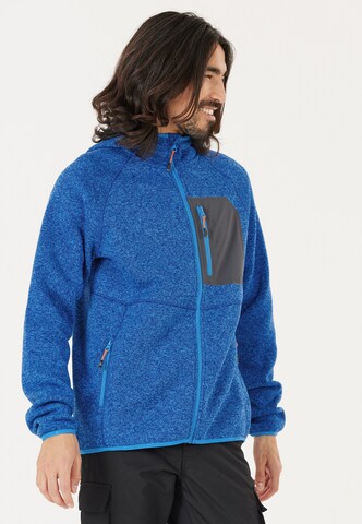 Whistler Athletic fleece jacket 'Pennine' in Blue: front