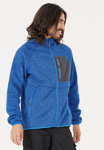 Whistler Athletic Fleece Jacket 'Pennine' in Blue: front