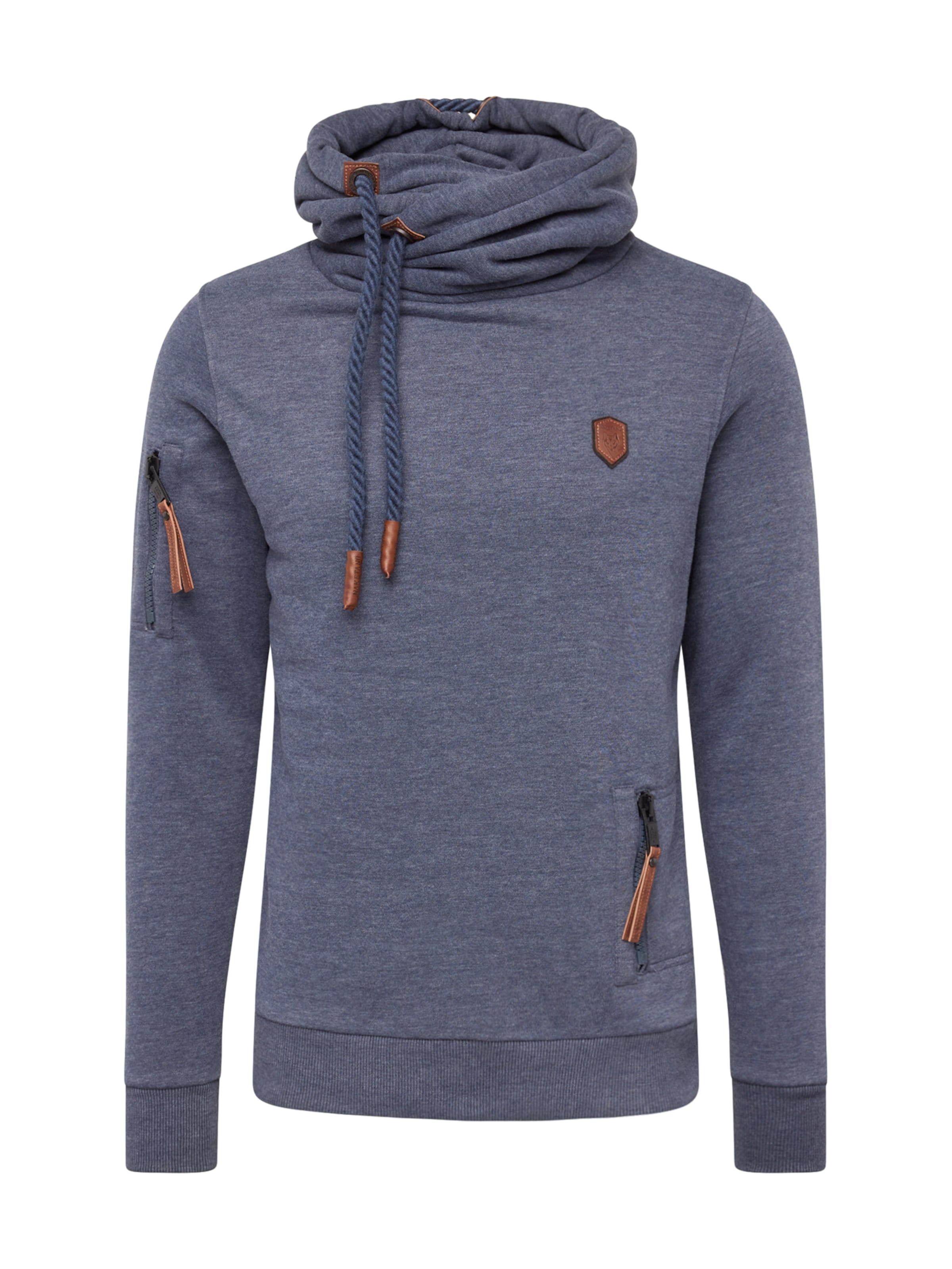 Bluză de molton de la naketano pe albastru: față