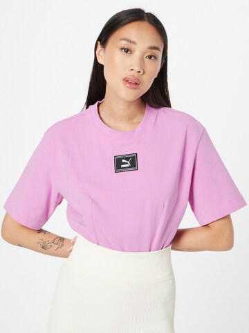 PUMA T-shirtbody 'Dare' i lila: framsida