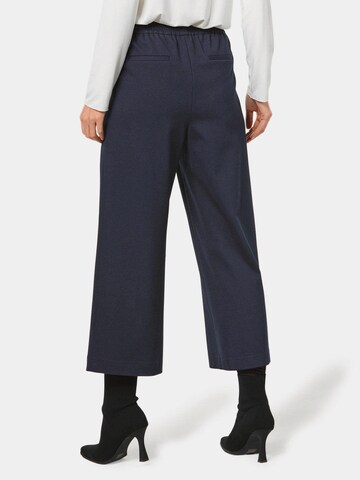 Wide Leg Pantalon Goldner en bleu