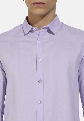 Campus Sutra - Ajuste regular Camisa 'Lane' en lila
