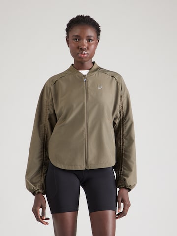 Geacă sport 'NAGINO' de la ASICS pe verde: față