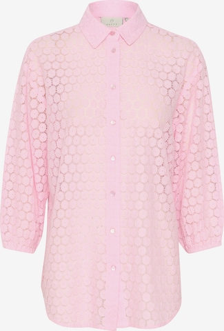 Kaffe Blouse 'Loren' in Roze: voorkant