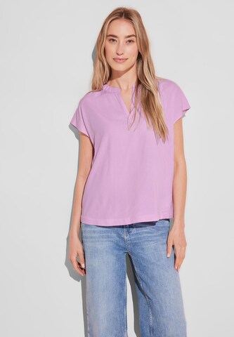 STREET ONE Blouse in Purple: front