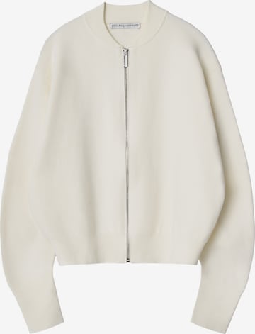 Adolfo Dominguez Knit Cardigan in White: front
