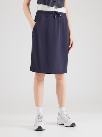 Jupe monari en bleu : devant