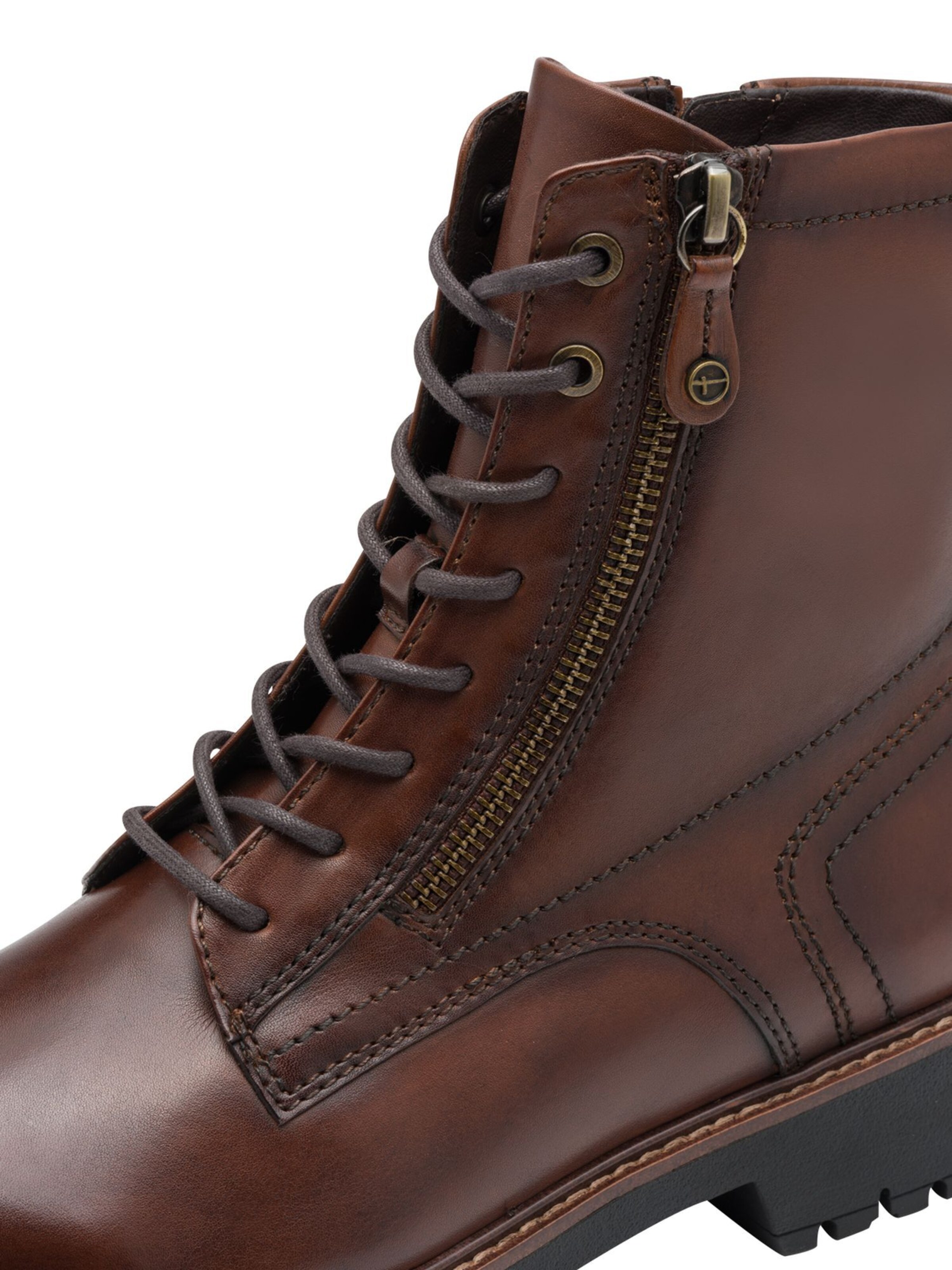 Bottines à lacets Tamaris en marron