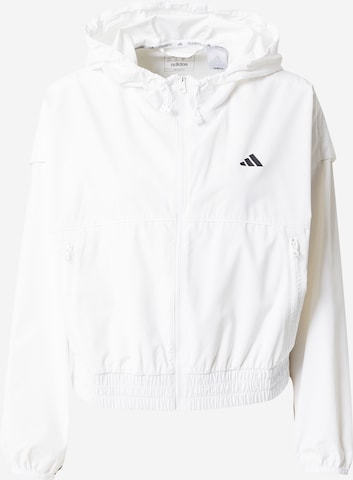 Veste de sport 'Hyperglam' ADIDAS PERFORMANCE en blanc : devant